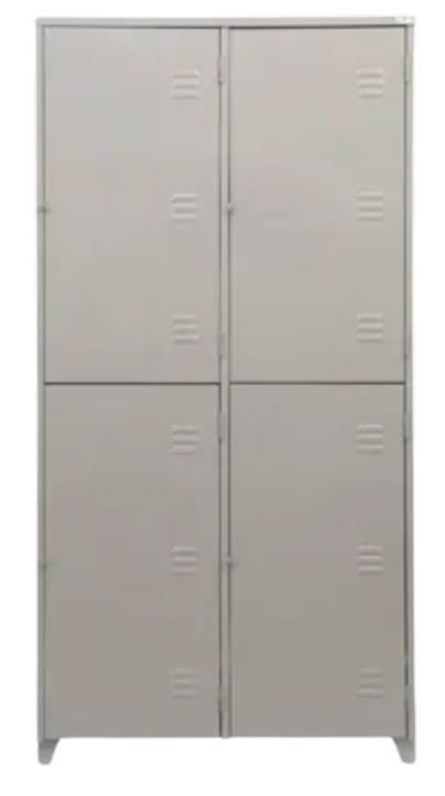 Armário Roupeiro em Aço cinza