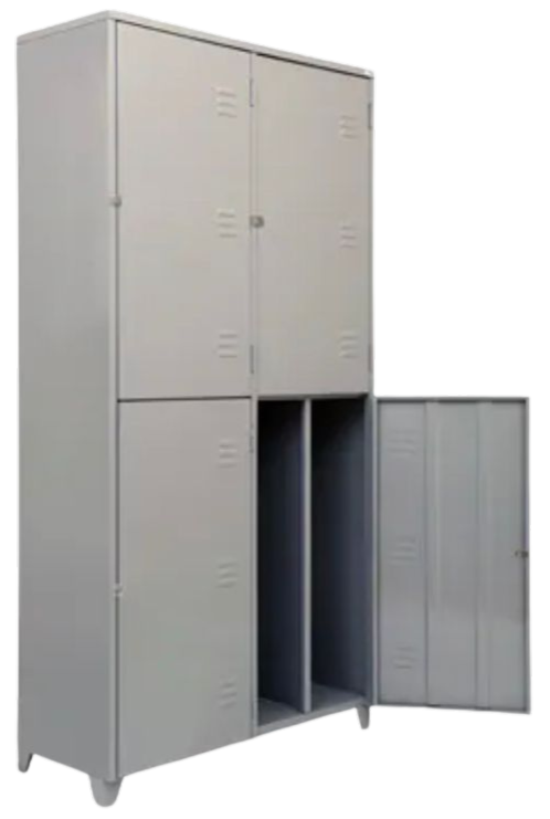 Armário Roupeiro em Aço cinza